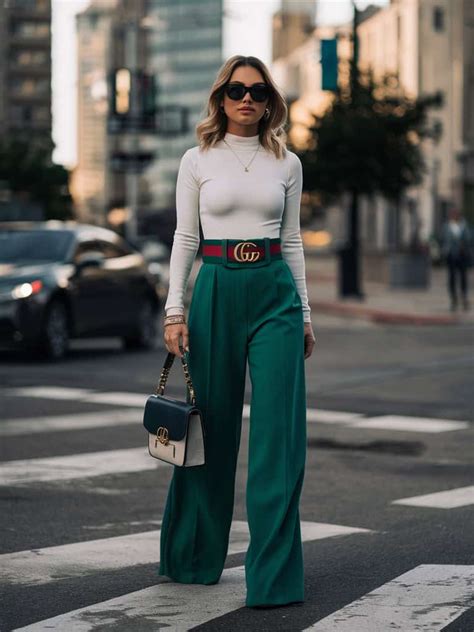 mom jeans never looked good w a gucci belt|15 Fabulous Gucci Belt Outfit Ideas to Elevate Your Style Game.